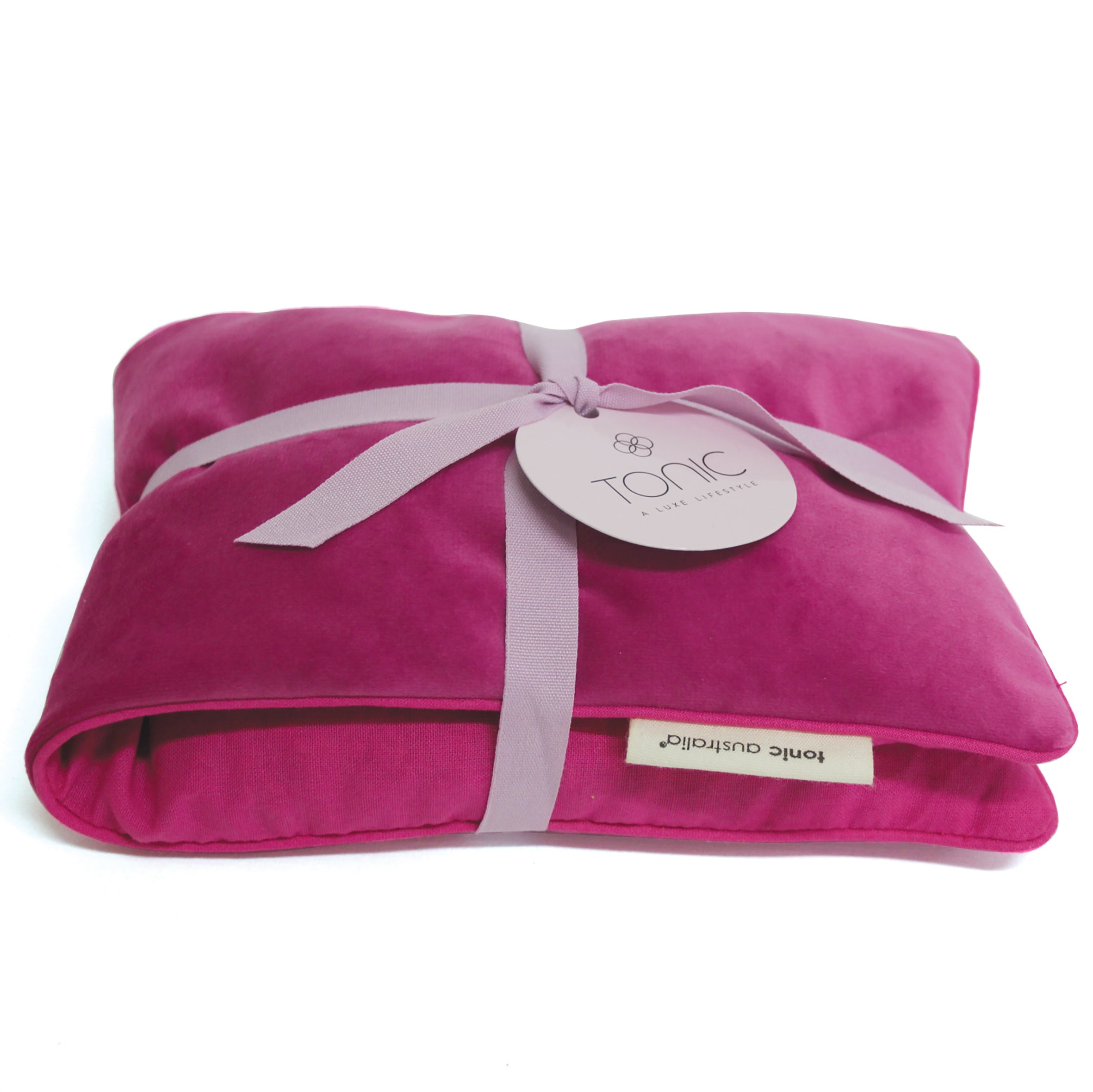 Luxe Velvet Heat Pillow Berry