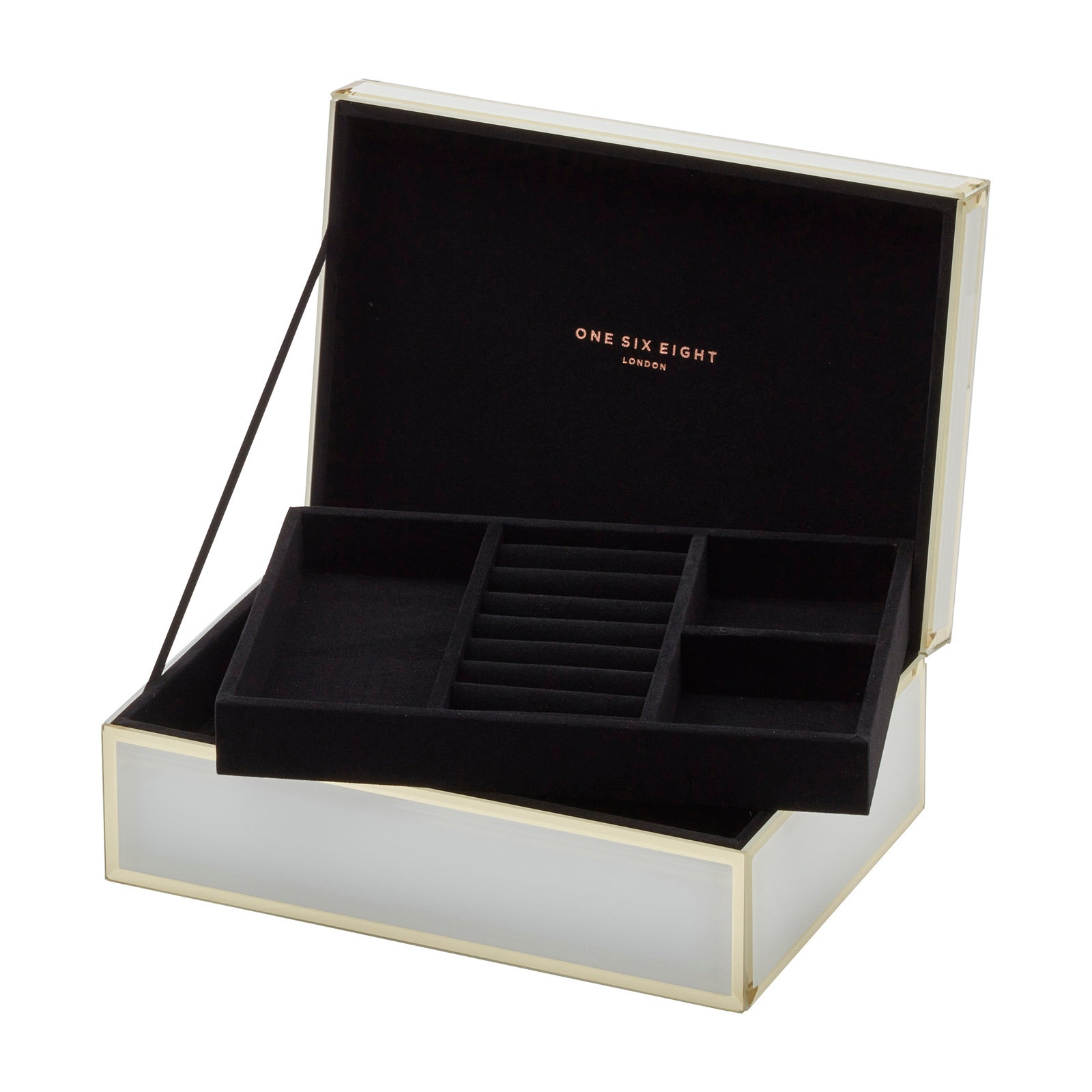 Florence White Large Jewellery Box