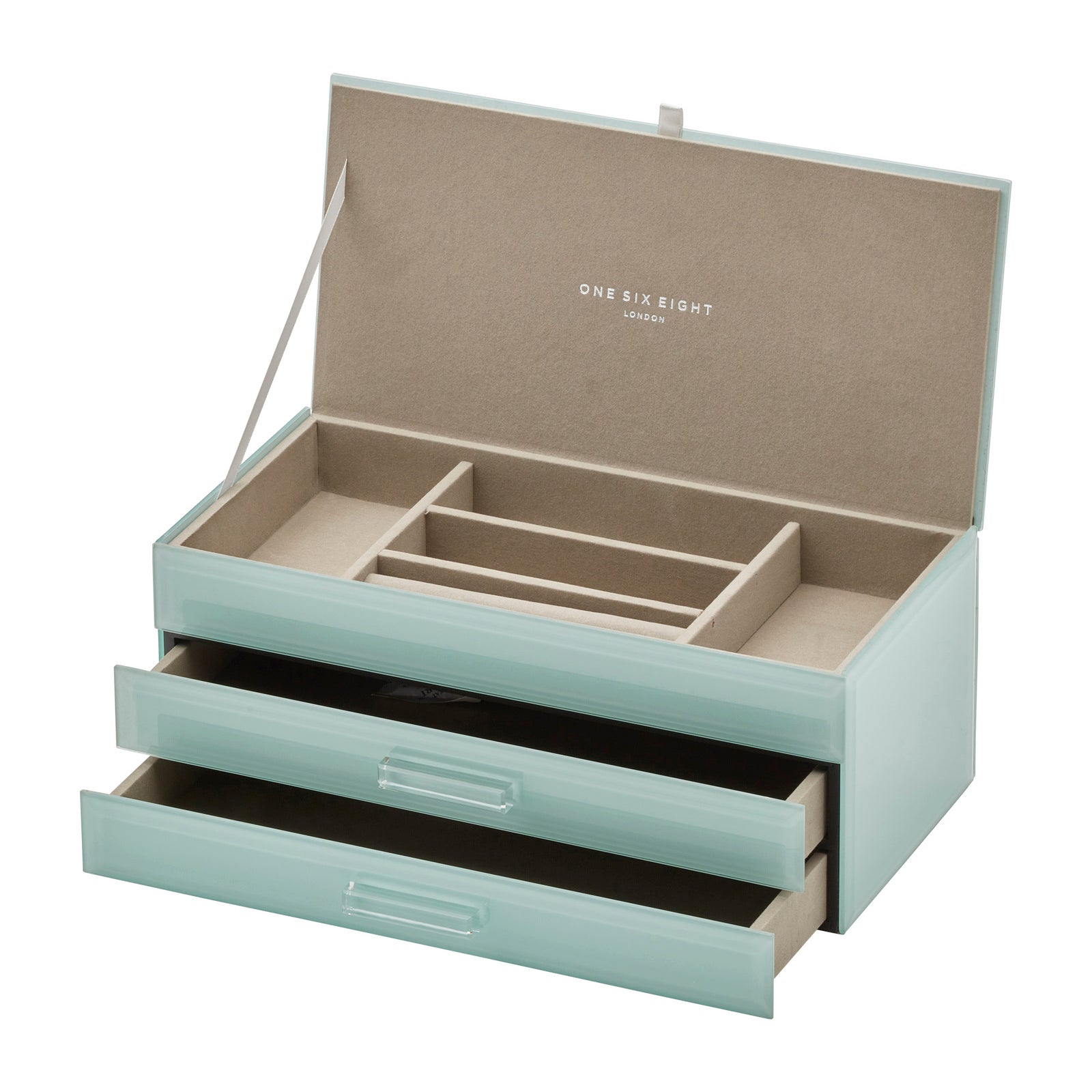 Gabriella Mint Large Jewellery Box