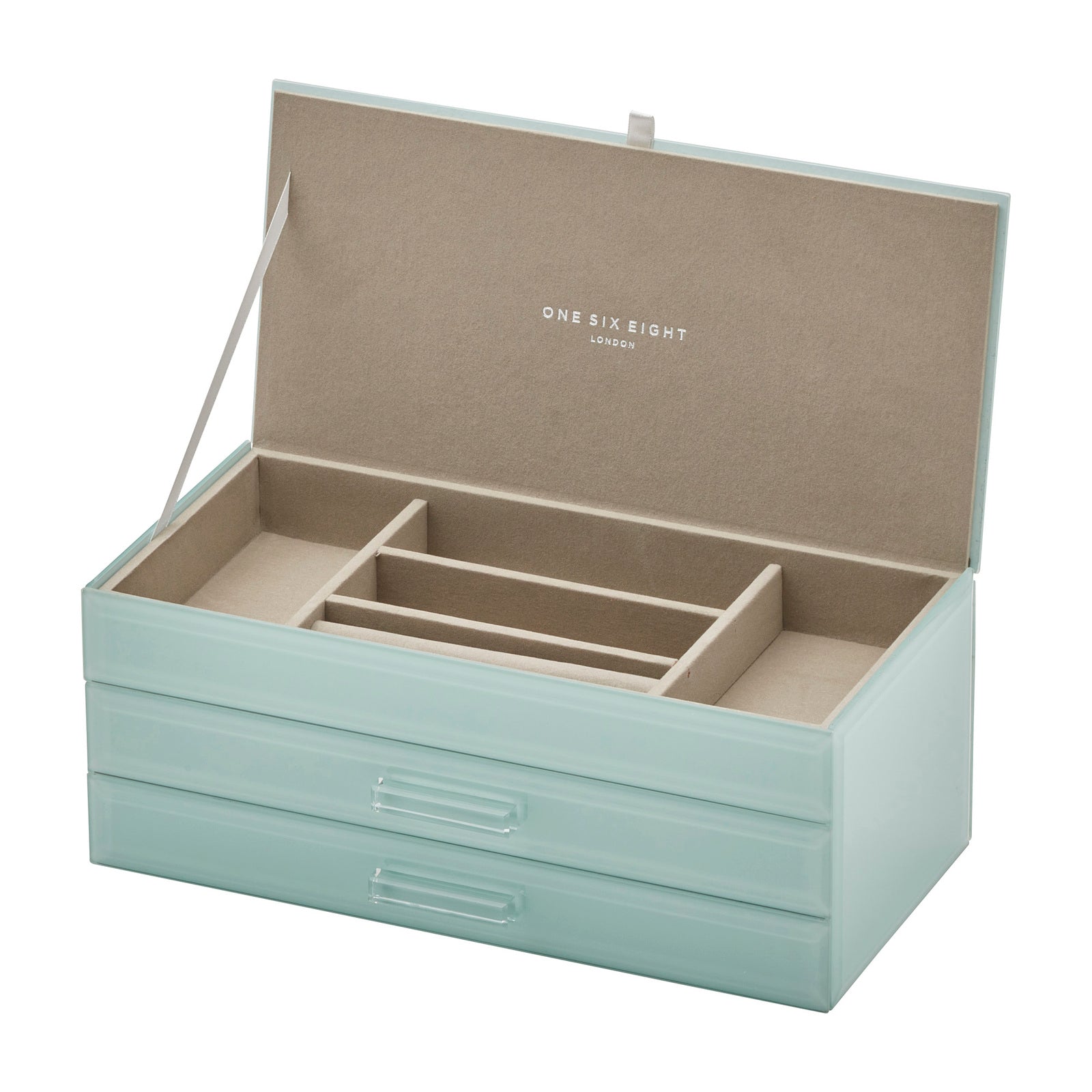 Gabriella Mint Large Jewellery Box