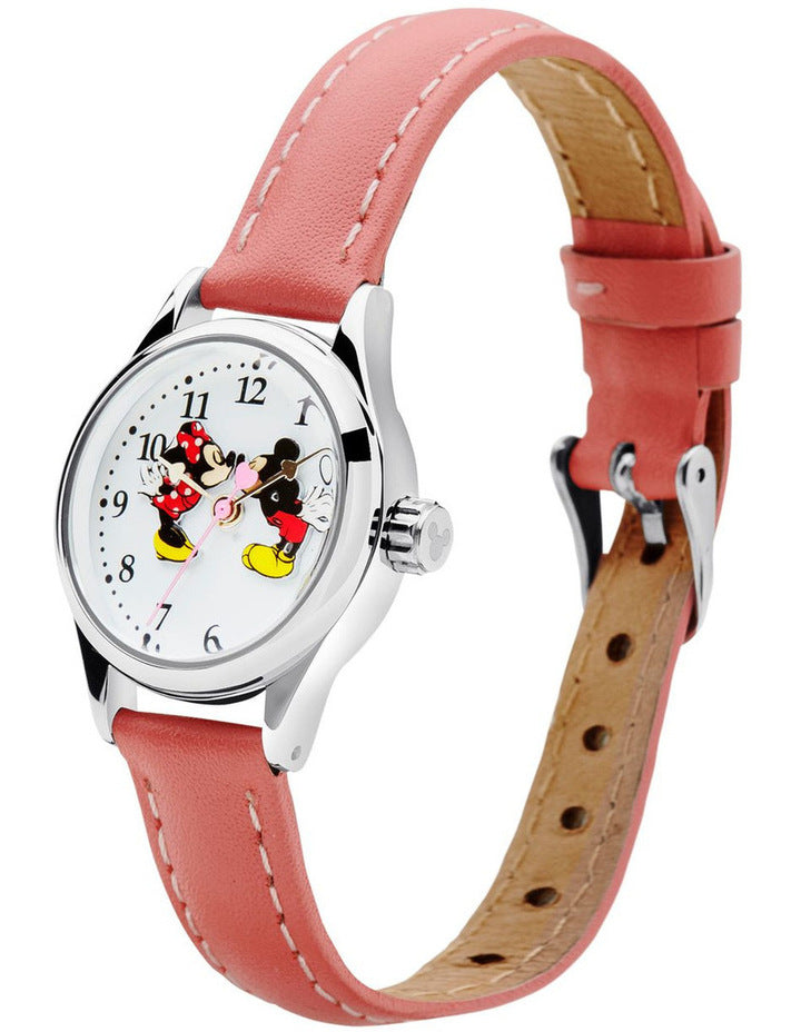 Disney Original Mickey and Minnie in Love Pink Watch