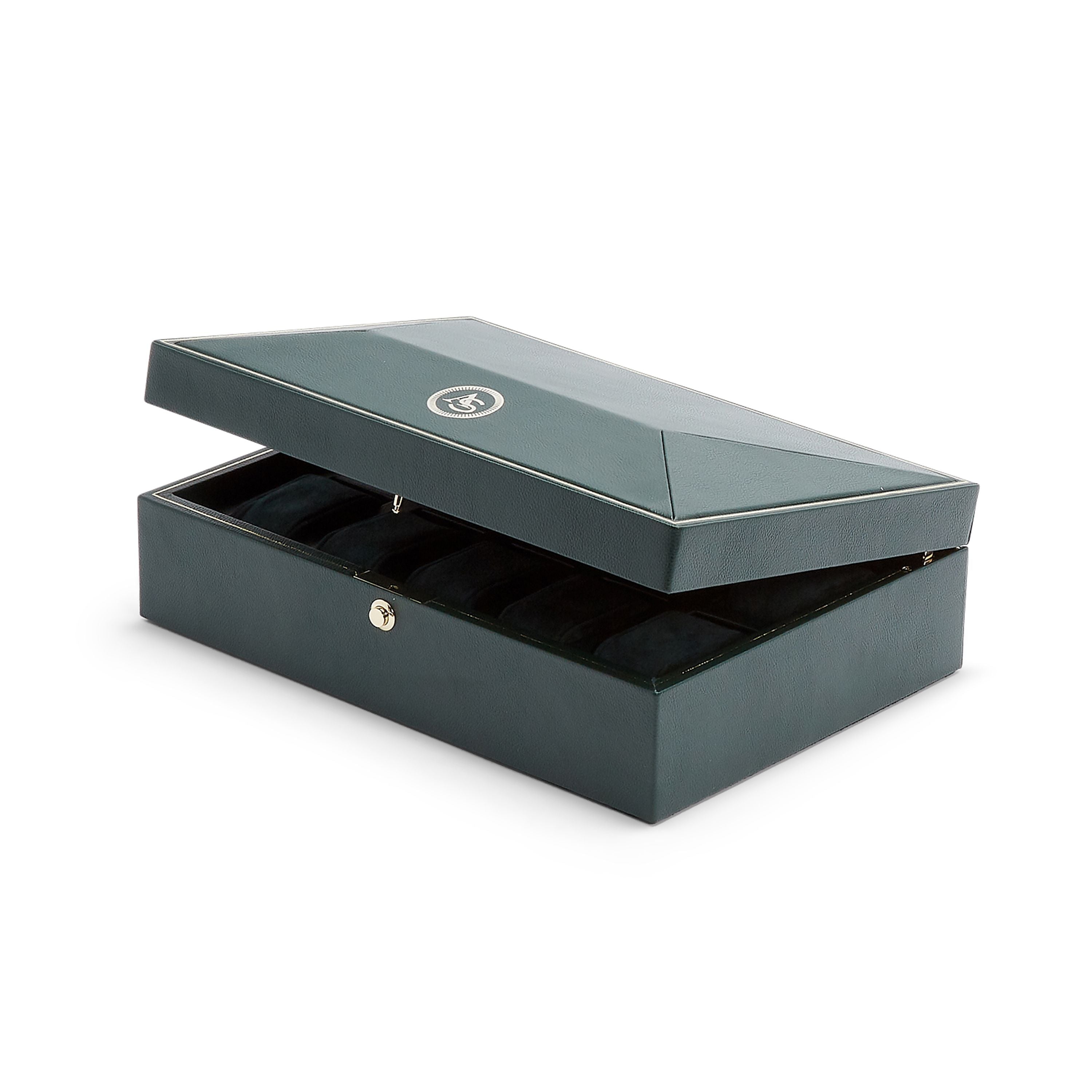 Wolf 1834 British racing Green 8 pc Watch Box