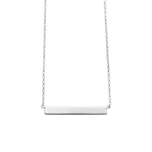 Sterling Silver Bar Necklace