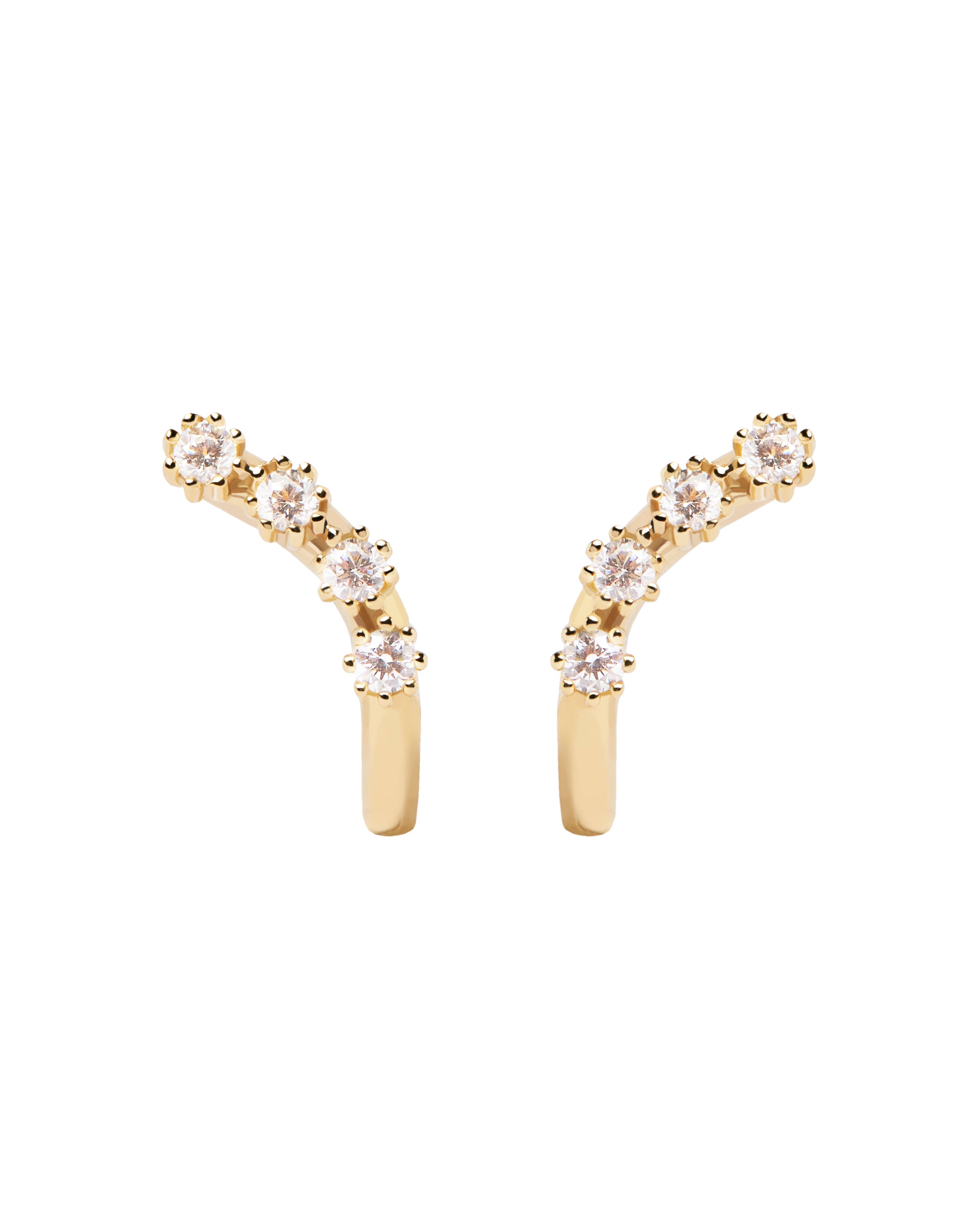 PdPaola Motion Gold Earrings