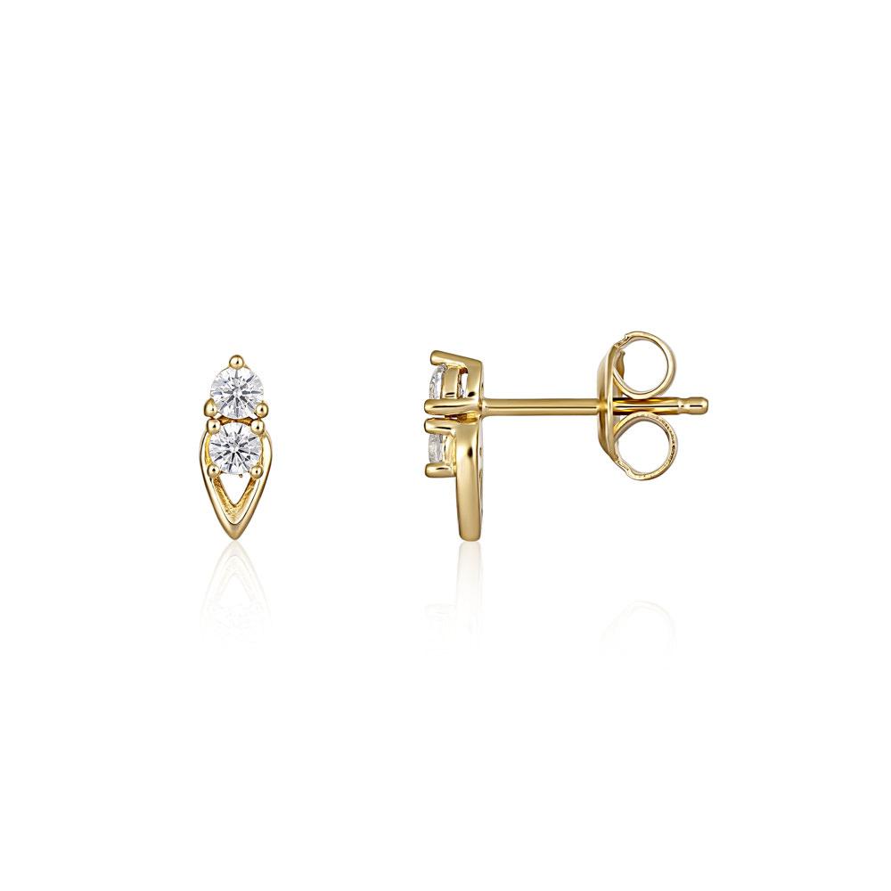 Georgini Heirloom Keepsake Earrings Gold