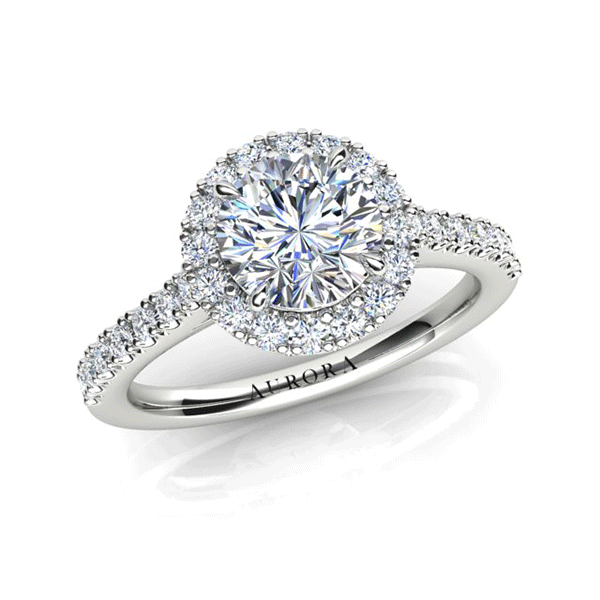Aurora 18ct White Gold G SI1 - 0.72ct TDW Diamond Ring