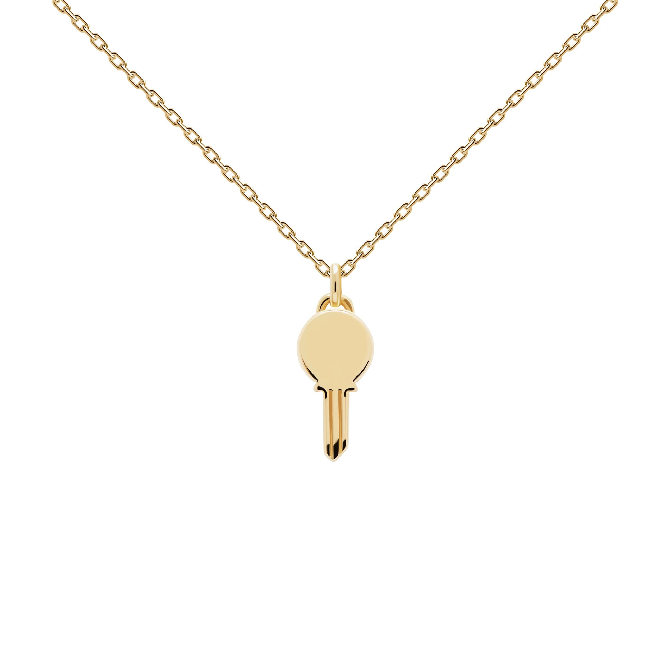 Pdpaola Engrave Me Eternum Gold Necklace