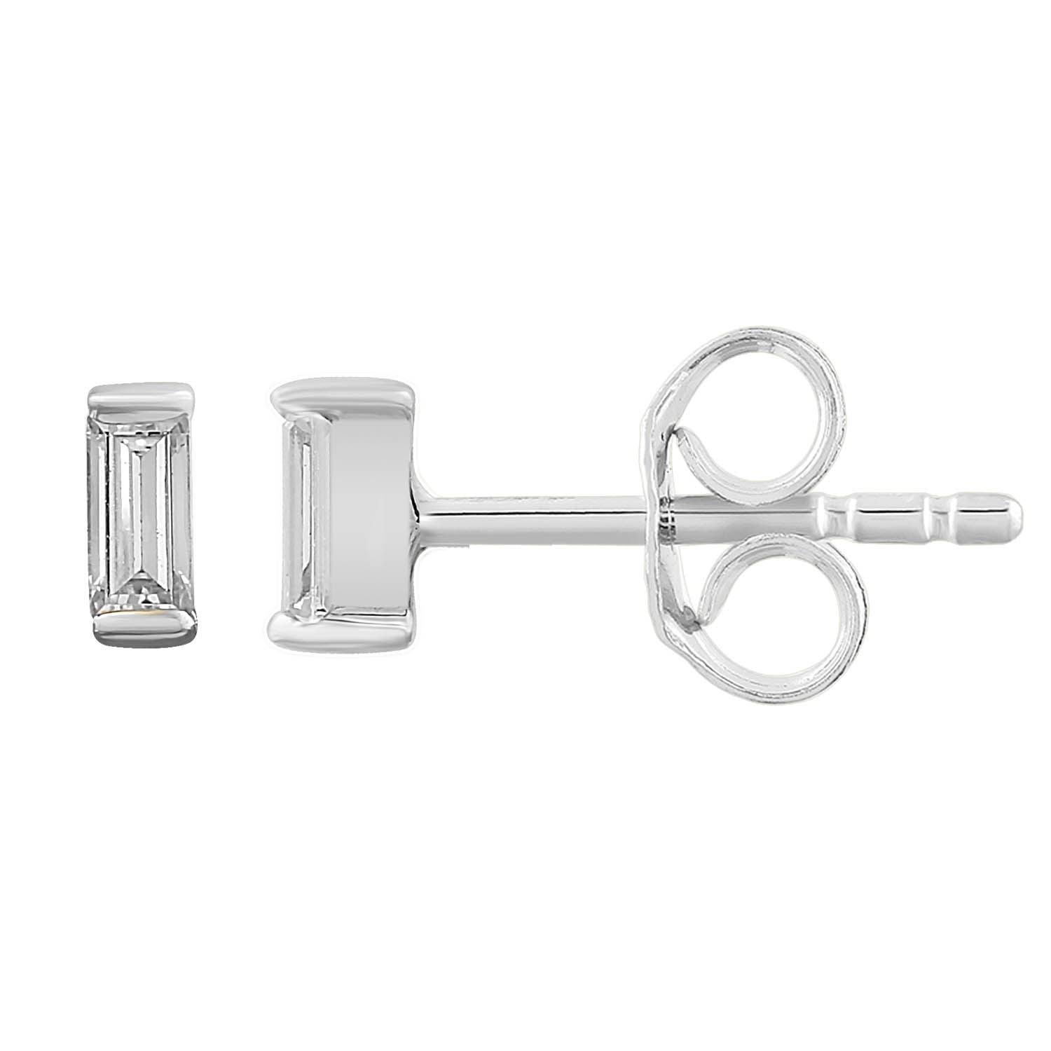 White Gold 0.08ct Diamond Stud Earrings