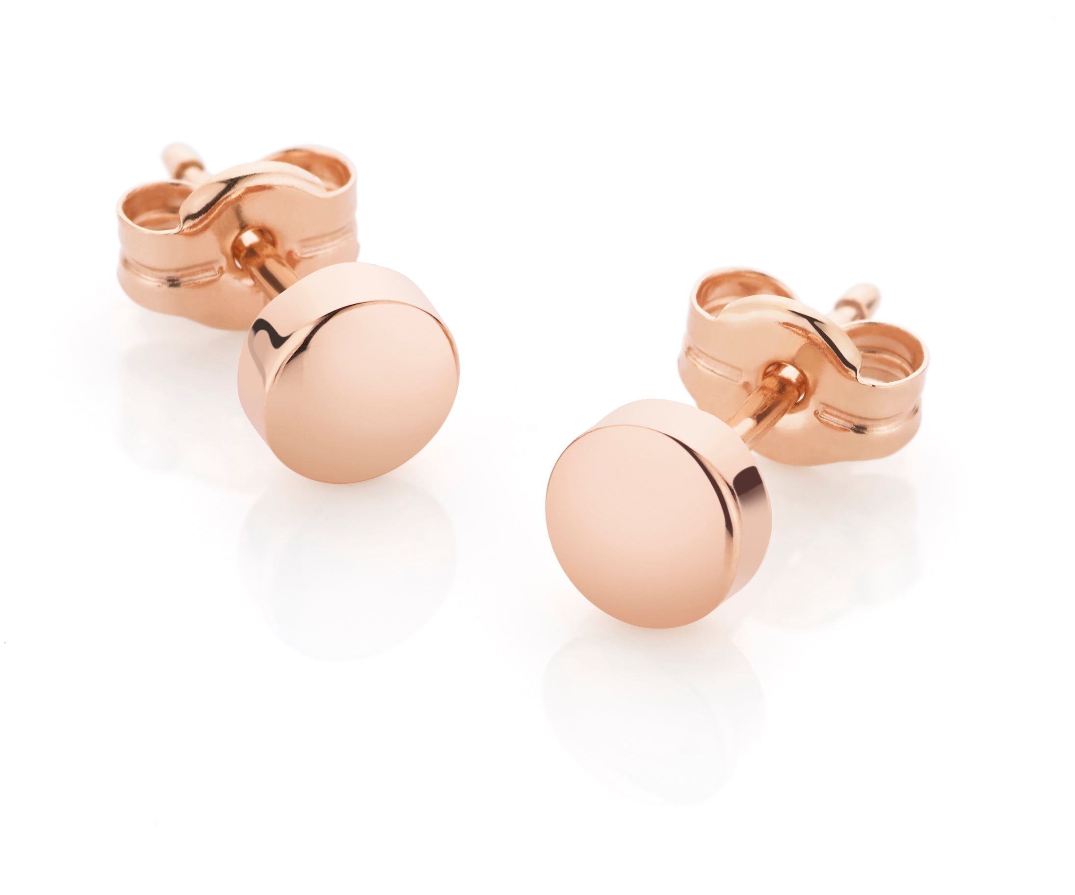 9ct Rose Gold Stud Earrings