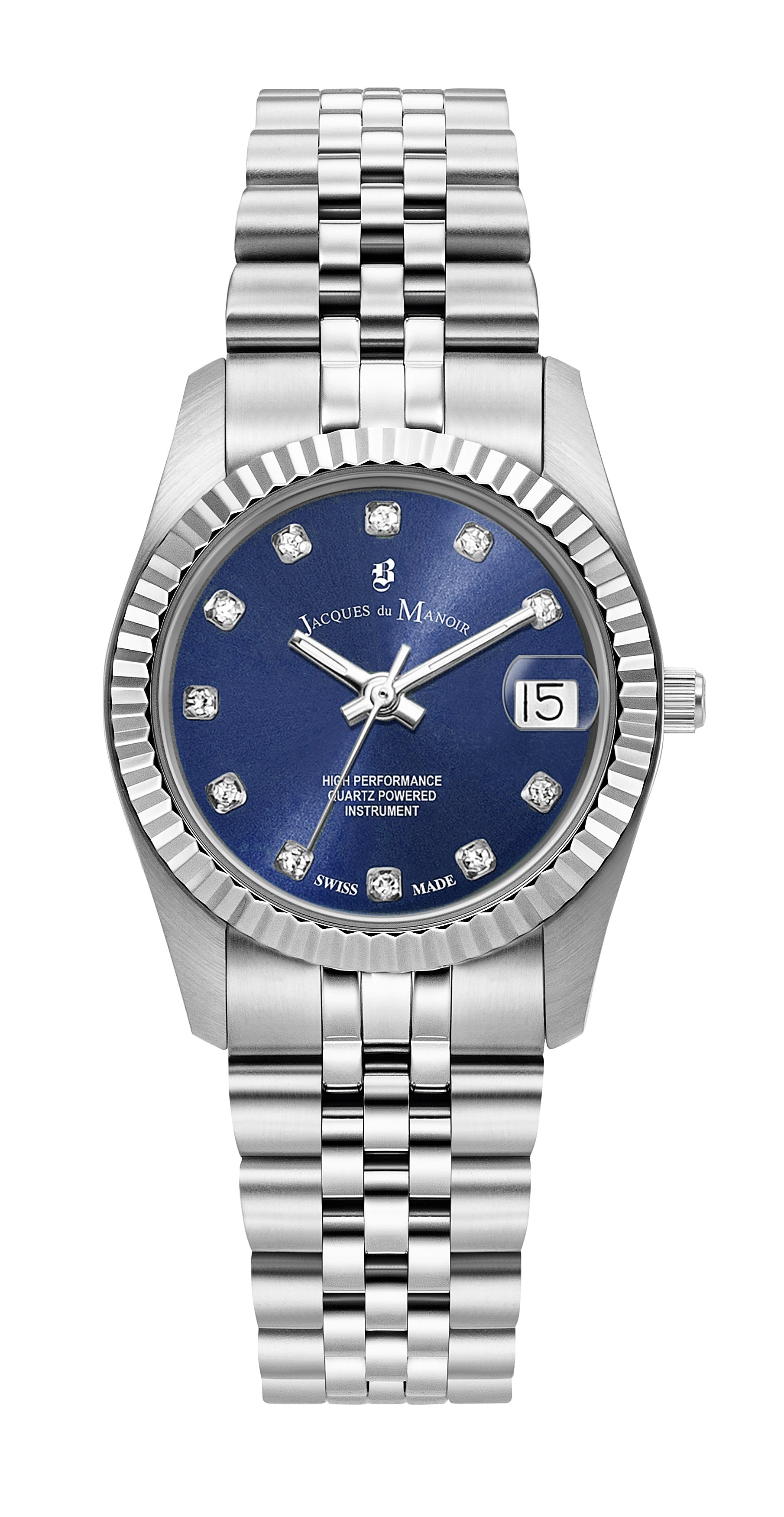Jacques du Manoir Military Tango Blue Watch