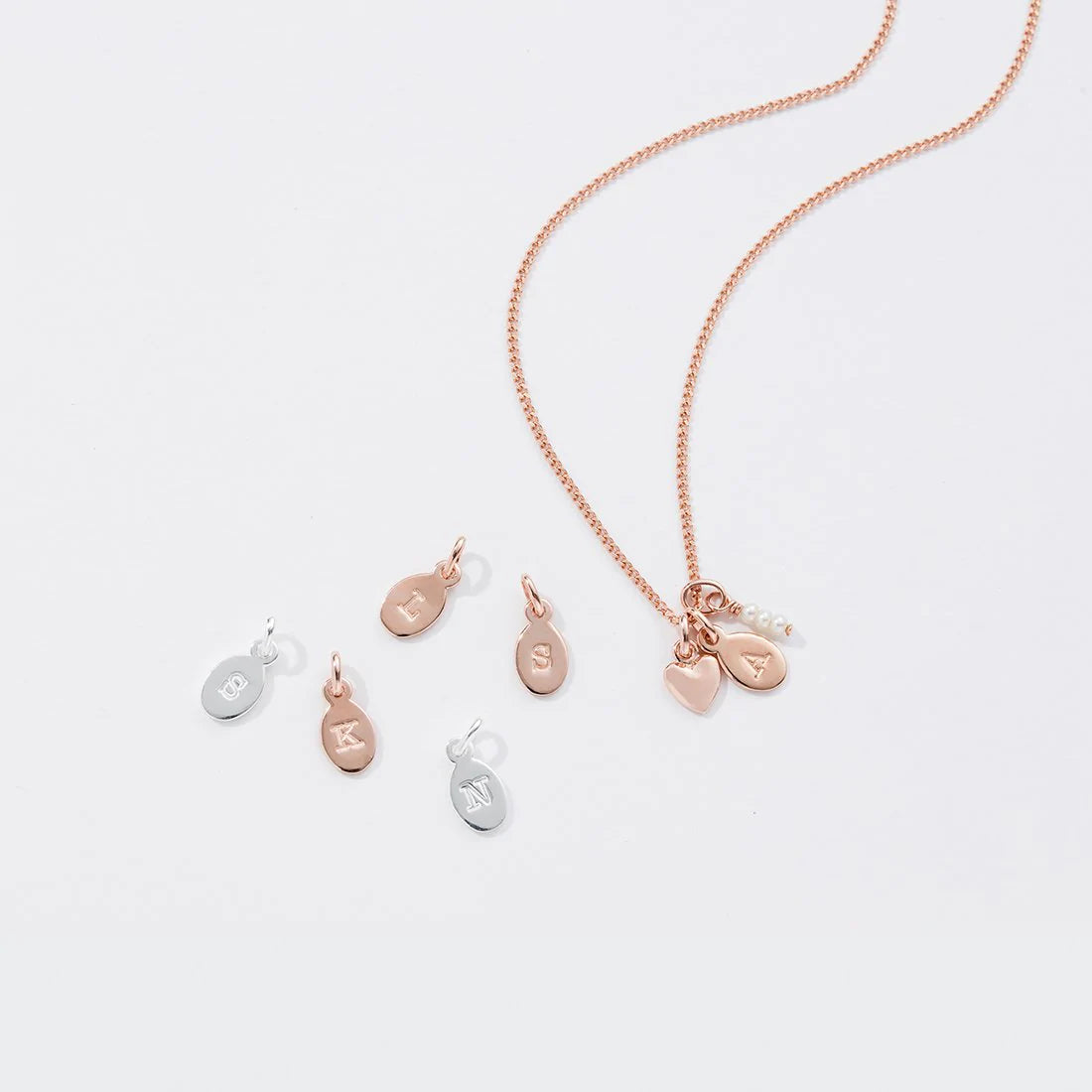 Kirstin Ash 18k rose gold vermeil Heart charm