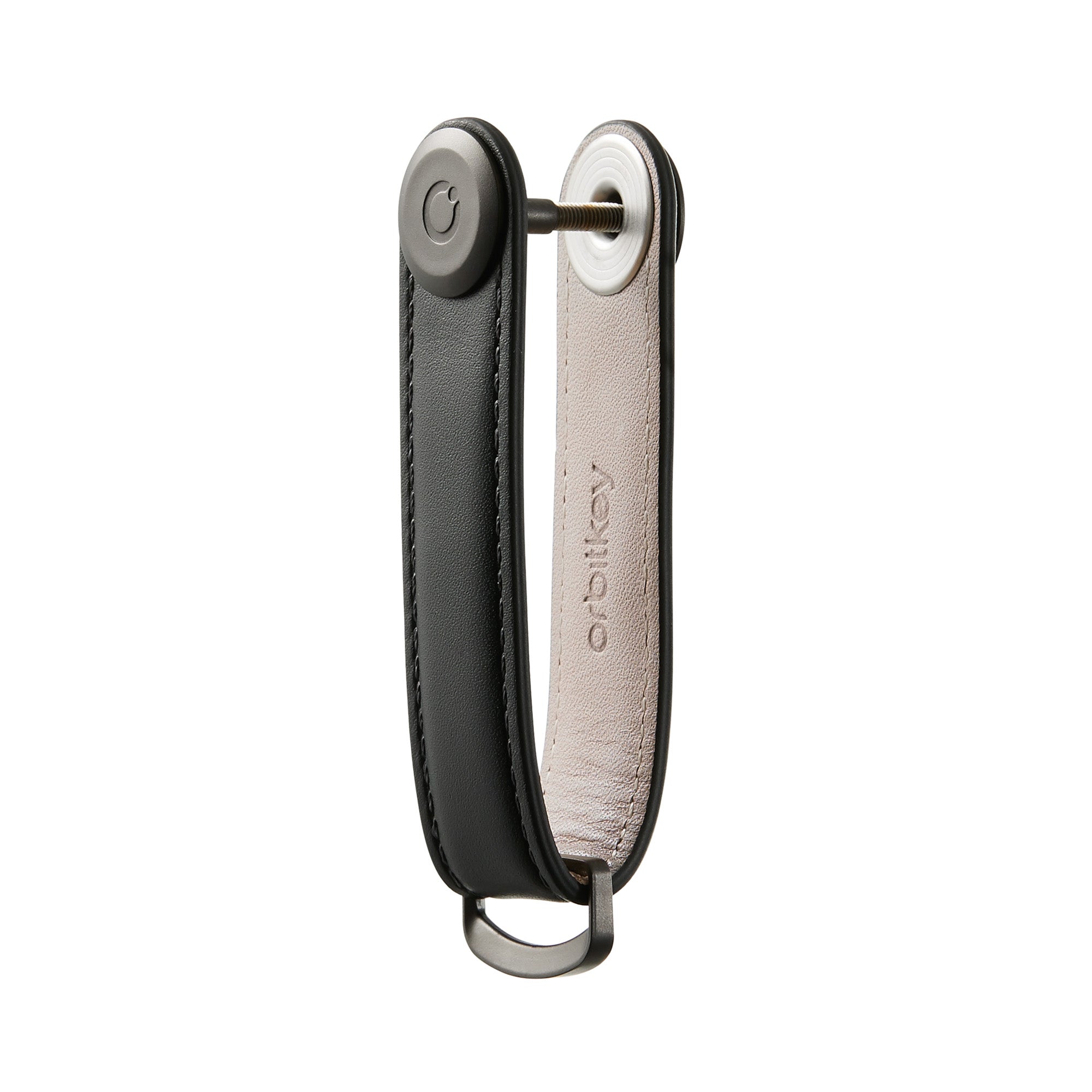 Orbitkey Key Leather Organiser- Black/Black