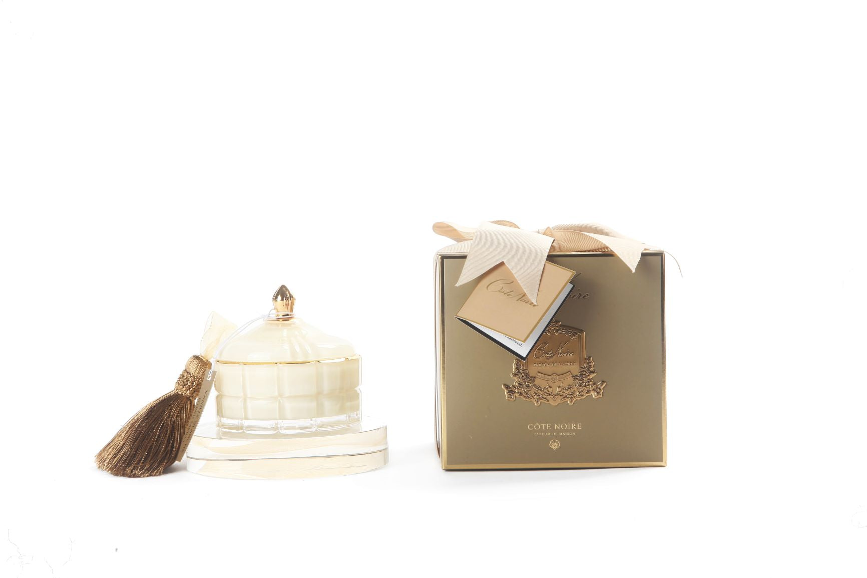Cóte Noire Small Art Deco Candle- Blonde Vanilla