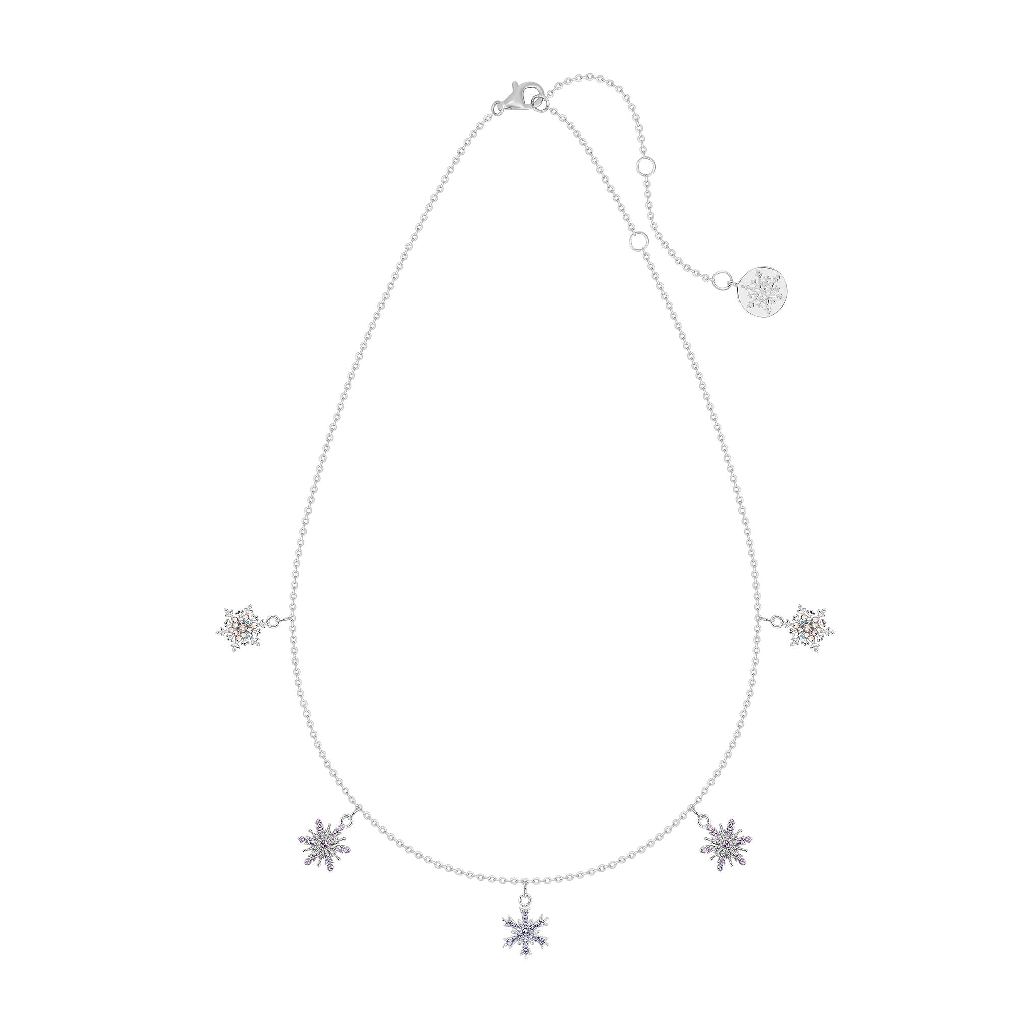 Crystal deals snowflake necklace