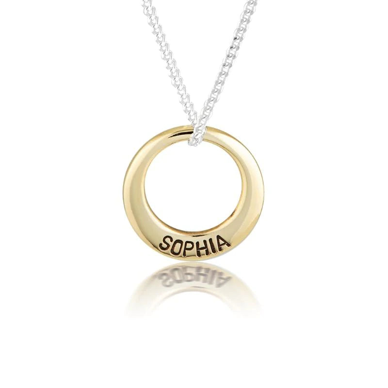 Uberkate 9ct Yellow Gold Ubercircles Small X 1 Ring
