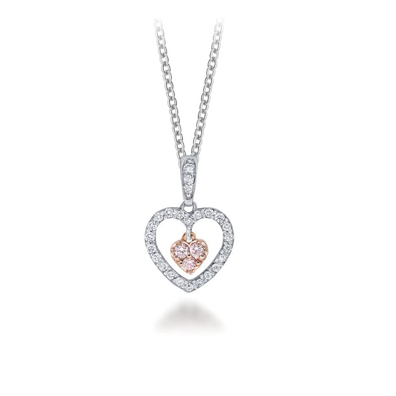 Blush Pink Diamonds- Heartland Pendant