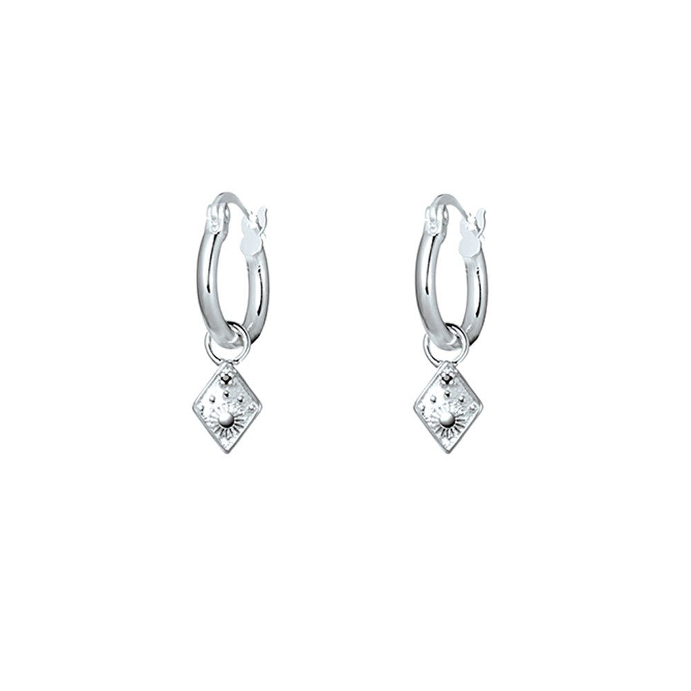 Sterling Silver Sun Drop Earrings