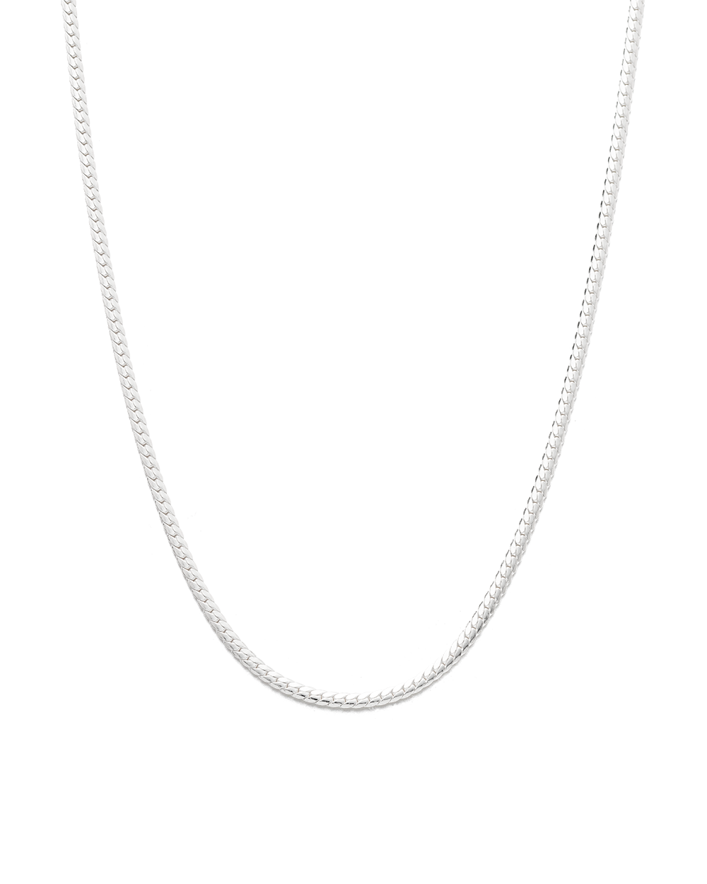 Kirstin Ash Fold Necklace- Sterling Silver