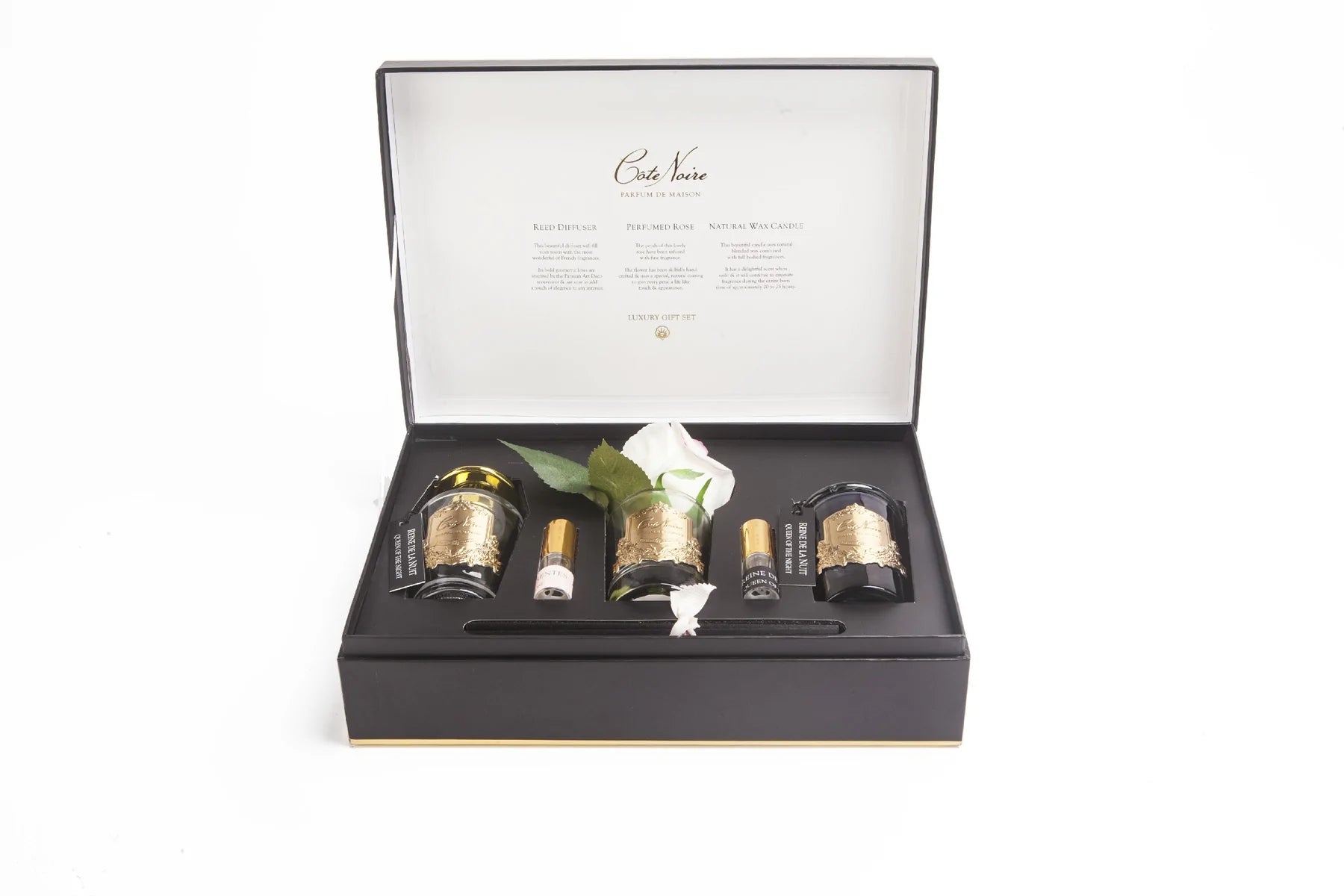 Cóte Noire Gift Set Reine De La Nuit Black Box