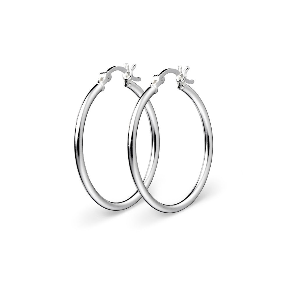 Sterling Silver Hoop Earrings