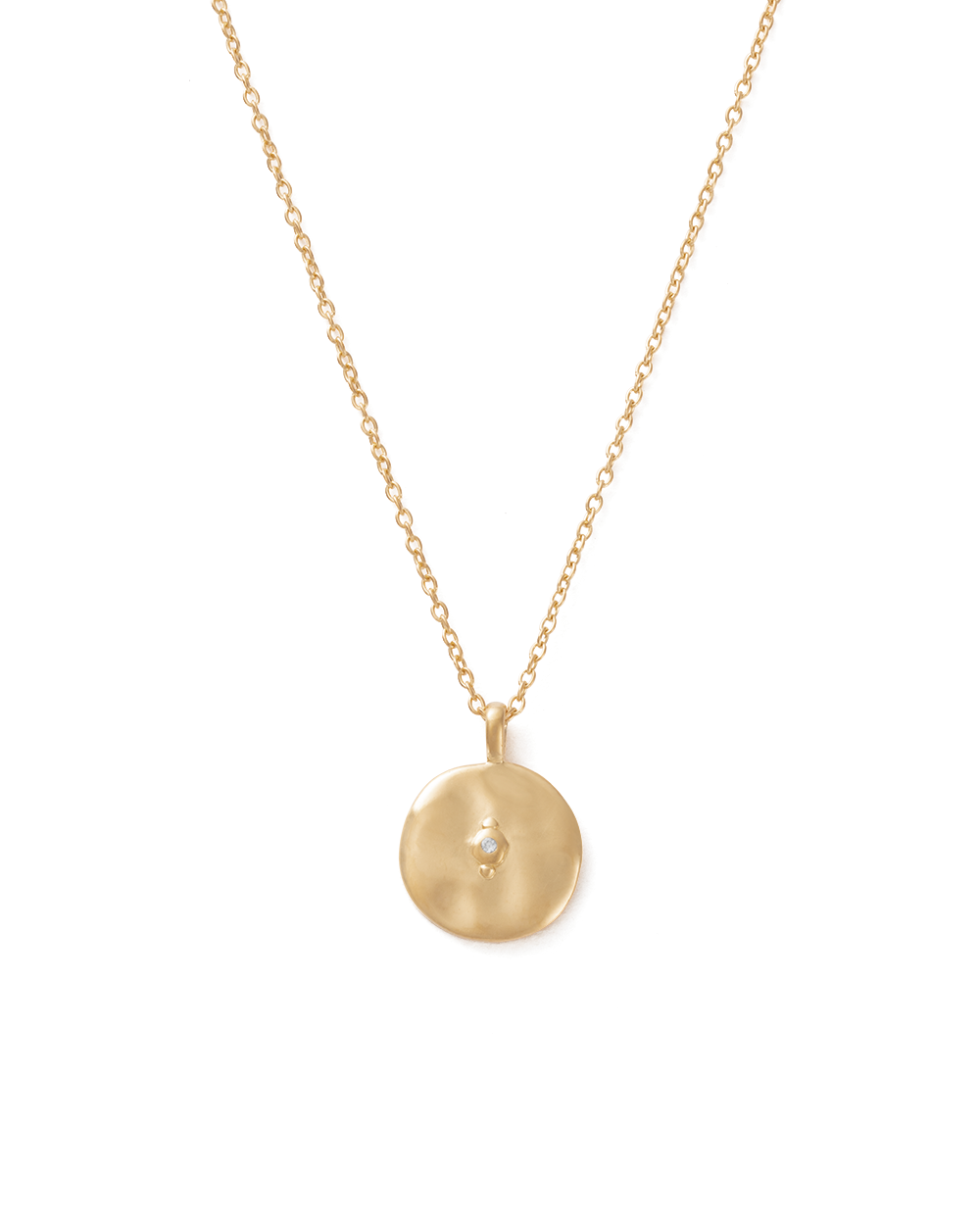 Gold vermeil hot sale coin necklace