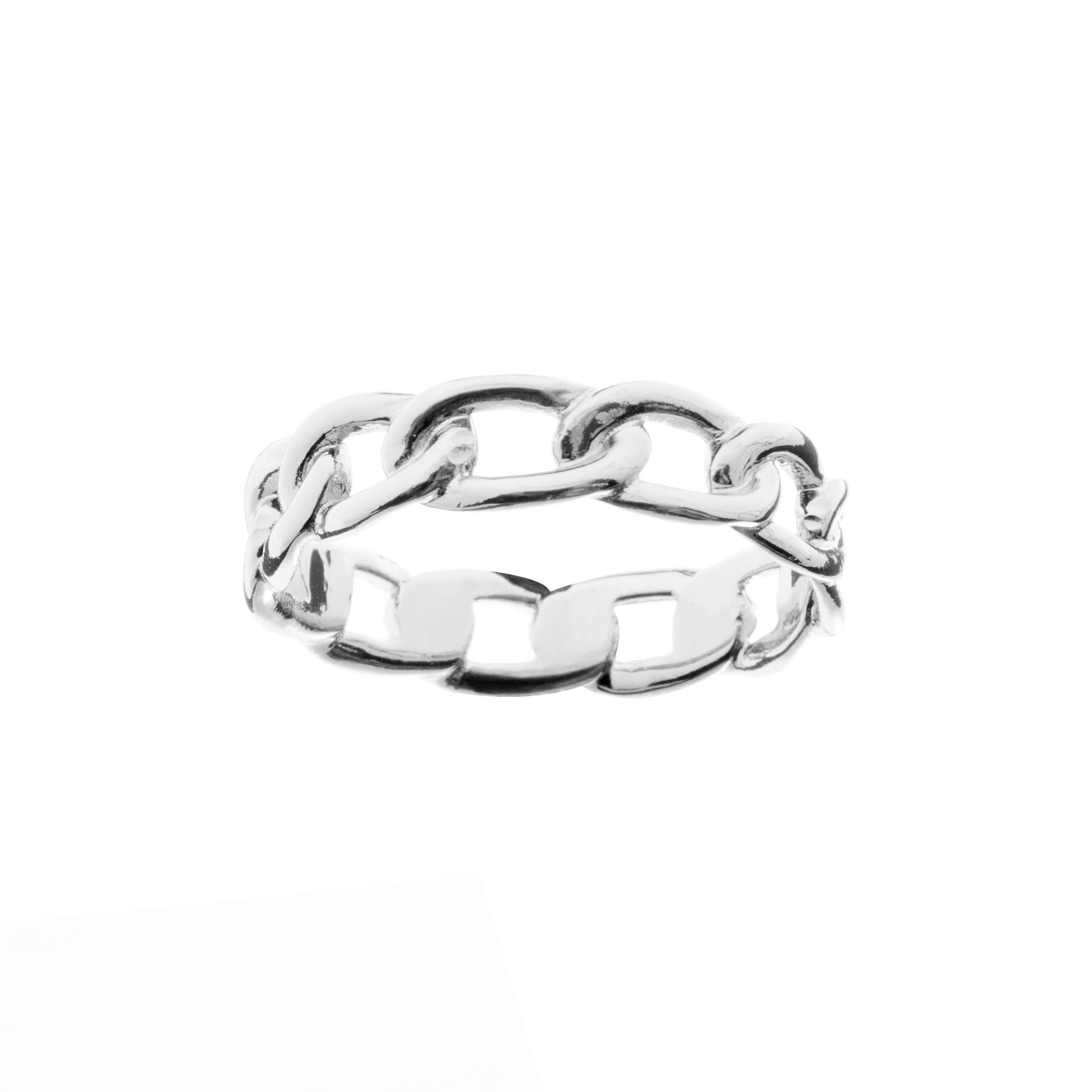 Sterling Silver Link Ring