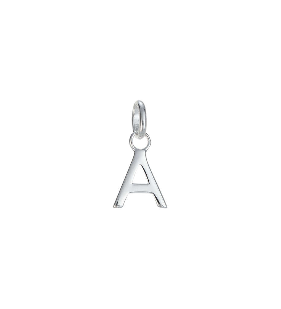 Kirstin Ash Initial A-Z Pendant - Sterling Silver