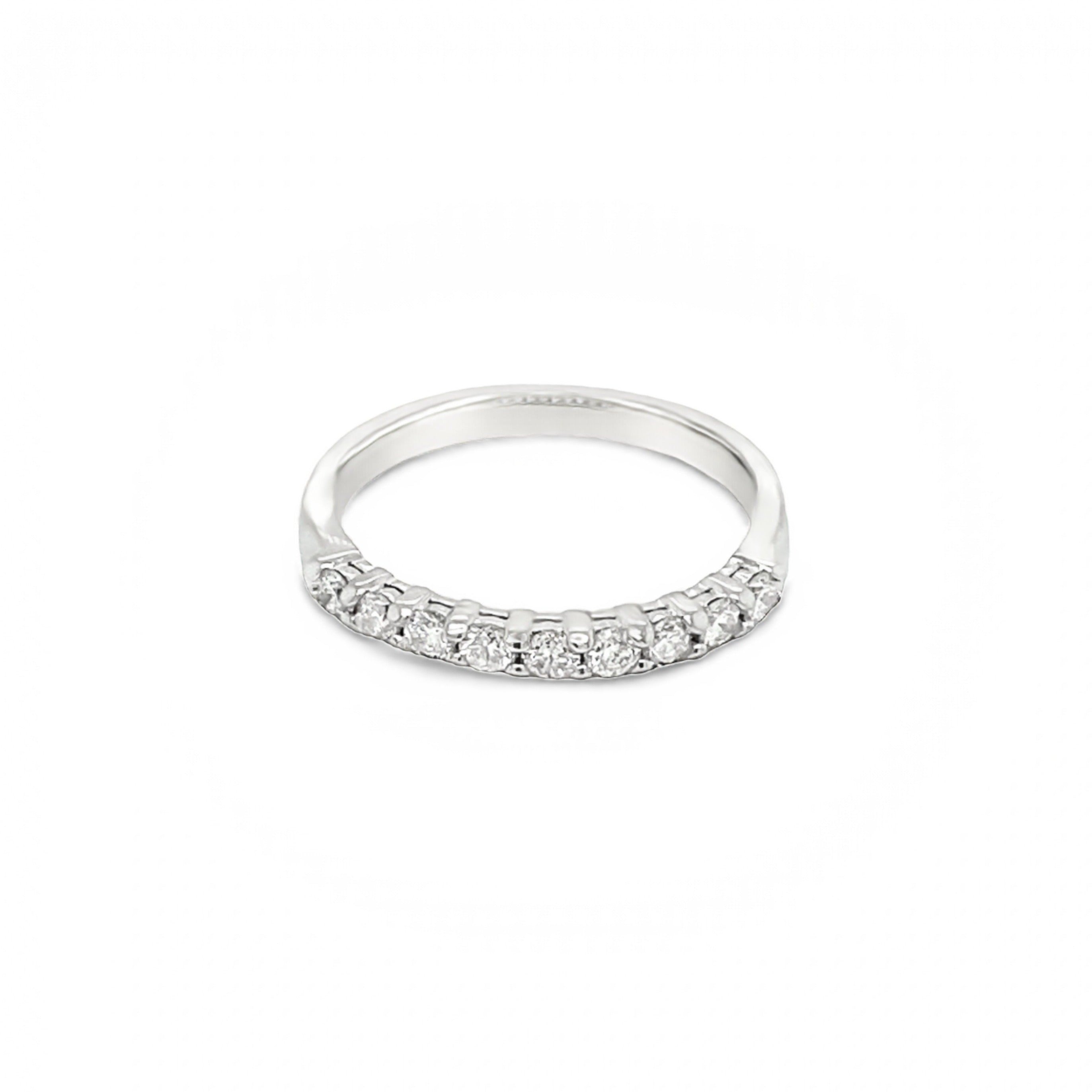 18ct White Gold Round Brilliant Cut Diamond 0.36ct Wedder