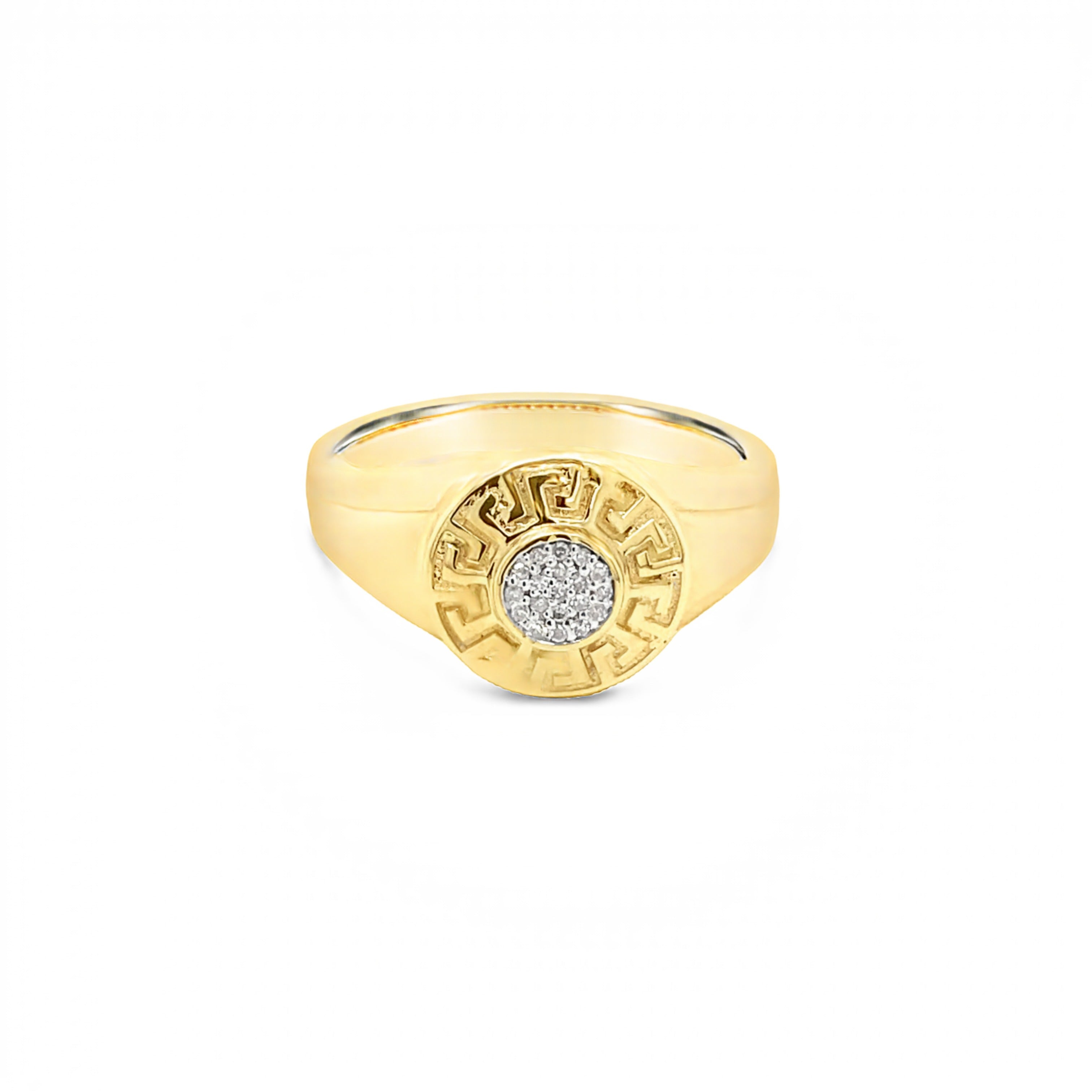 10ct Yellow Gold 0.07ct Diamond Ring