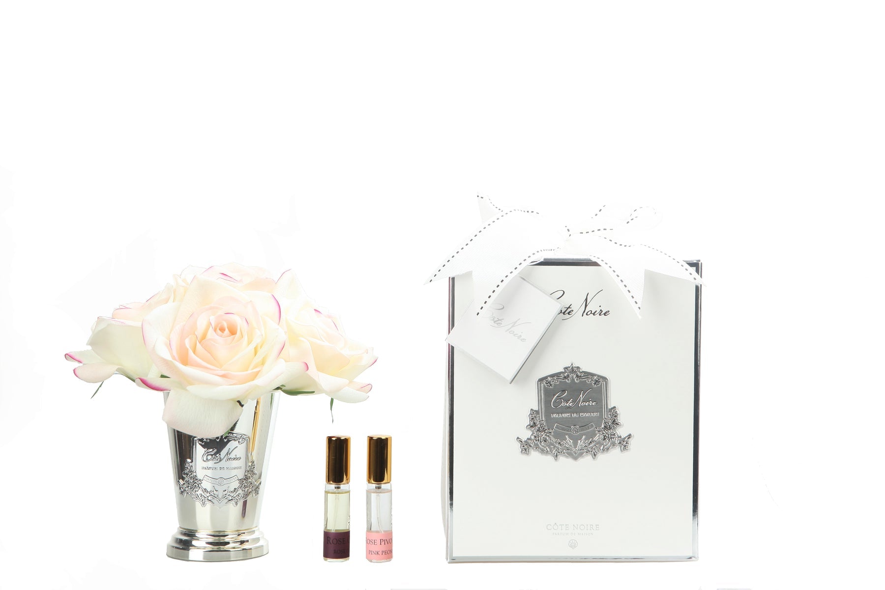 Cóte Noire Seven Rose Bouquet in Pink Blush