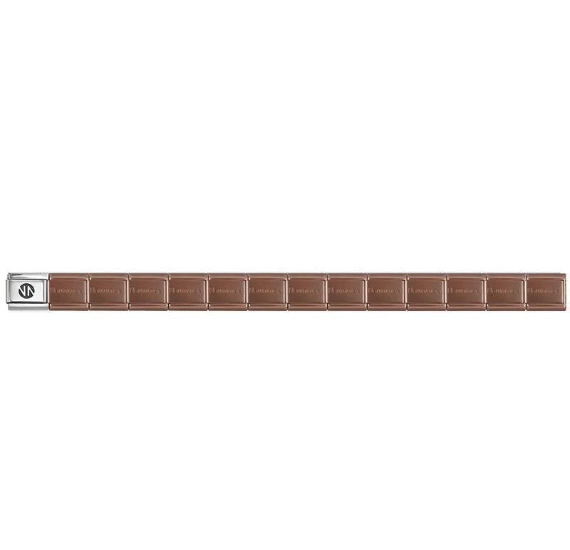 COMPOSABLE CLASSIC BRACELET BASE 030001/SI/036 STAINLESS STEEL MATTE CHOCOLATE