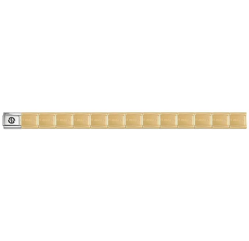 COMPOSABLE CLASSIC BRACELET BASE  MATT GOLD PLATED STAINLESS STEEL* (14 links)