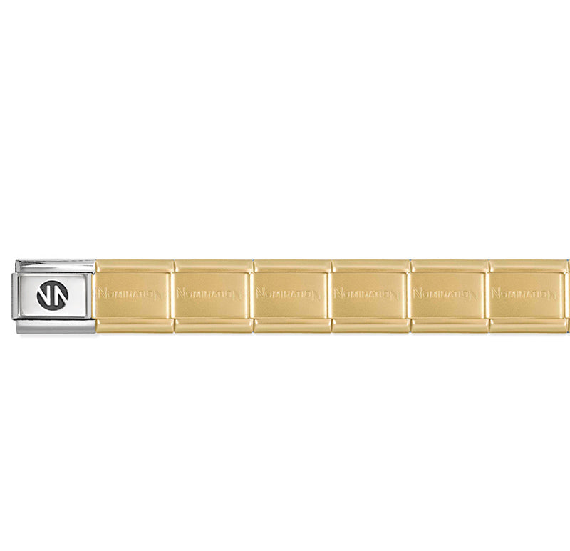 COMPOSABLE CLASSIC BRACELET BASE  MATT GOLD PLATED STAINLESS STEEL* (14 links)
