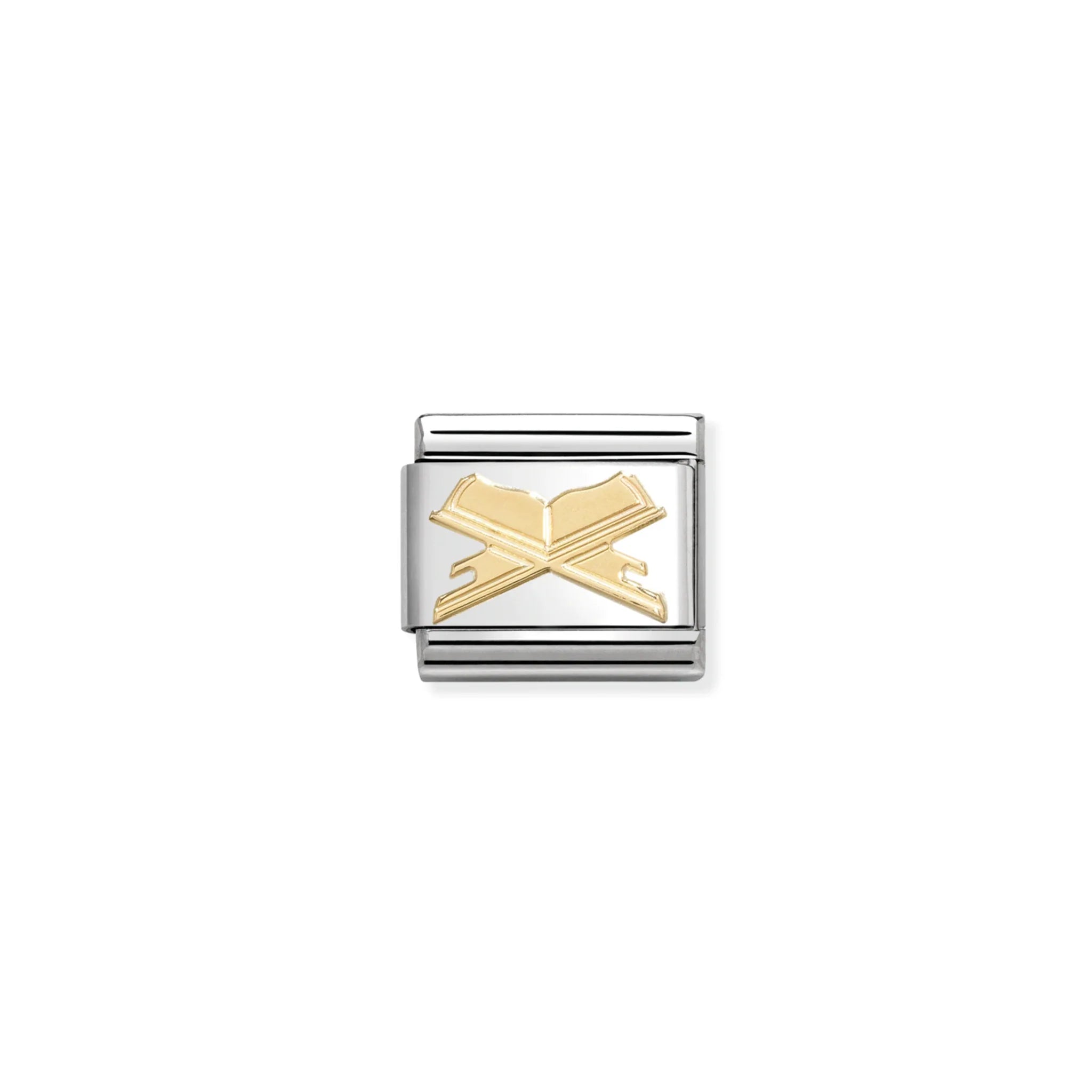 COMPOSABLE CLASSIC LINK 030105/13 HOLY BOOK IN 18K GOLD