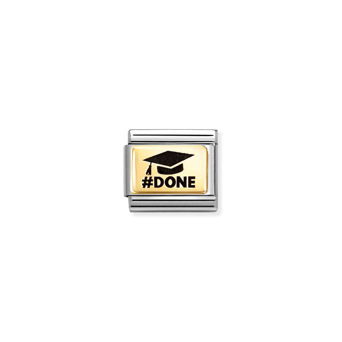 Nomination Composable Classic Link Graduation Hat #Done in 18k Gold