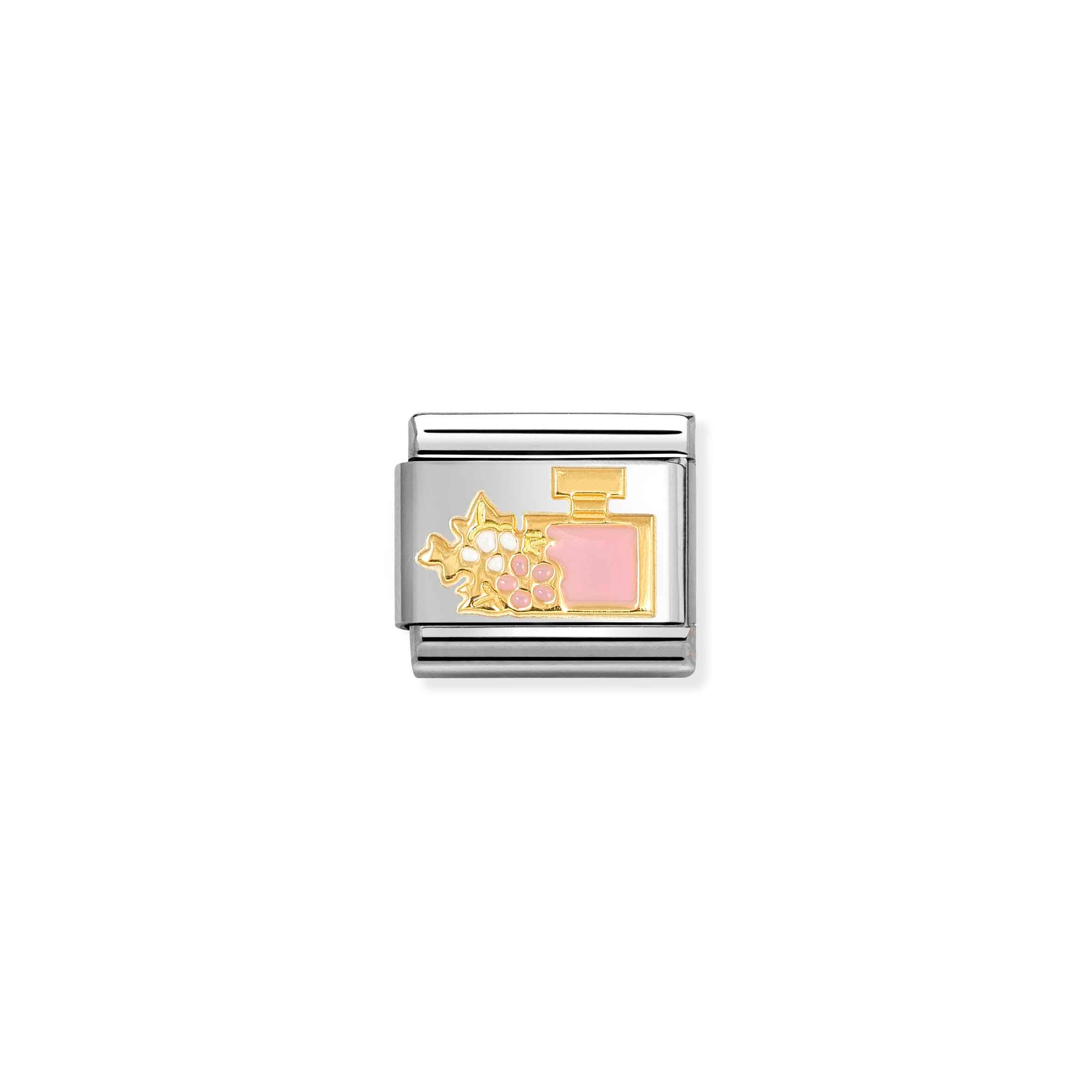 Composable Classic Link Perfume in 18k Gold and Pink Enamel  030272/93