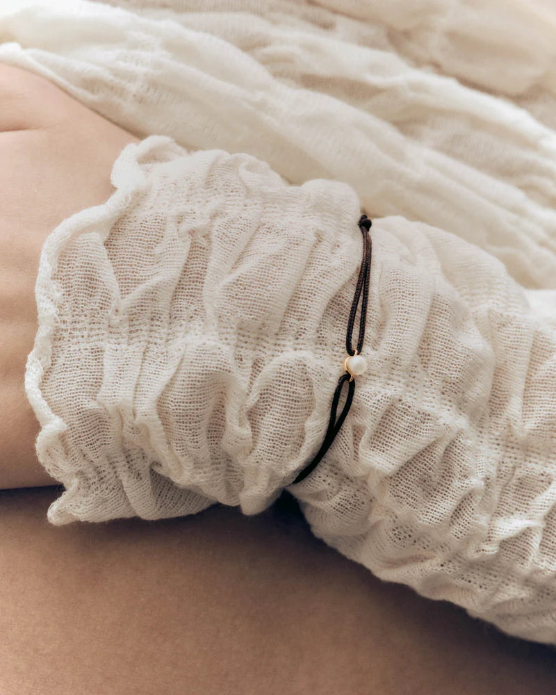 PDPAOLA Pearl Orion Cord Bracelet