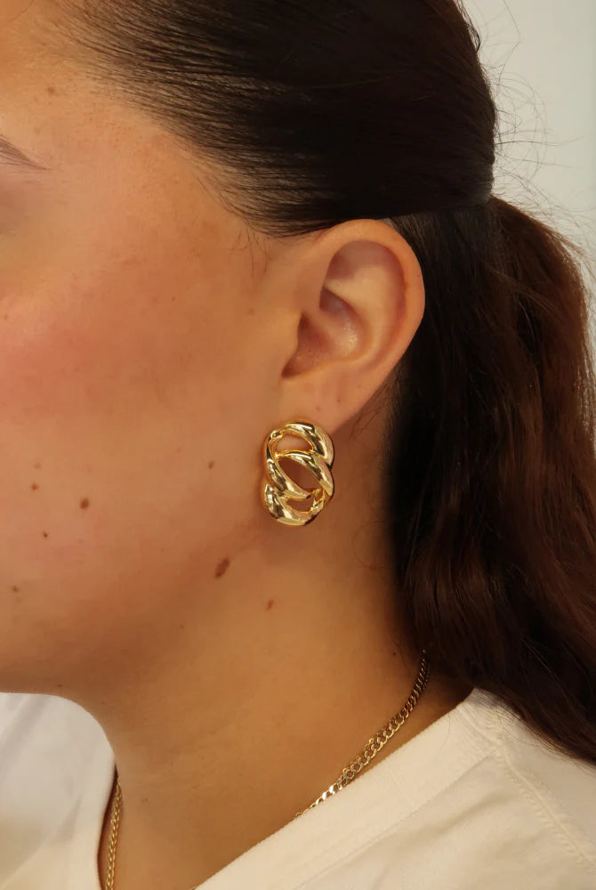 Zafino Ivy Earrings- Gold