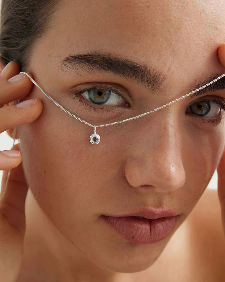 Kirstin Ash Ruby Birthstone- Sterling Silver
