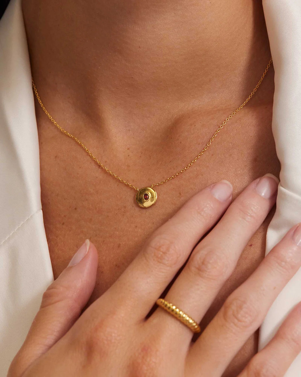 Kirstin Ash Ember Necklace- 18k gold vermeil