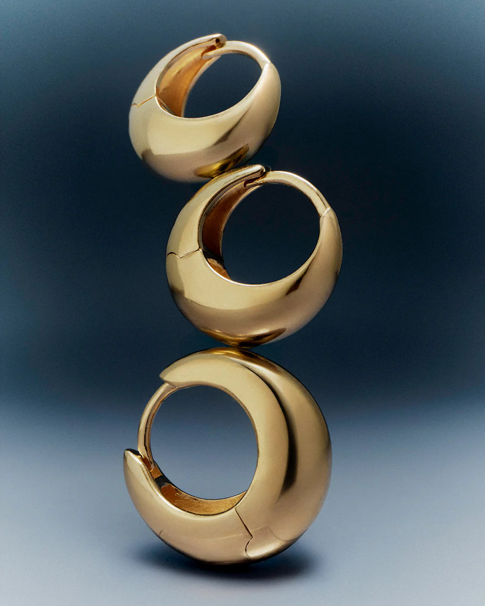 Kirstin Ash Indigo Hoops (18k Gold Plated)