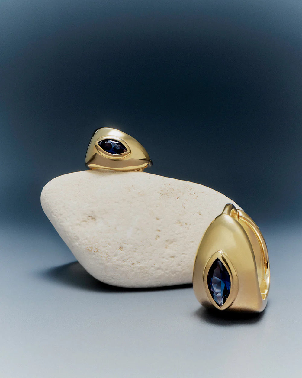 Kirstin Ash Ink Hoops (18k Gold Plated)