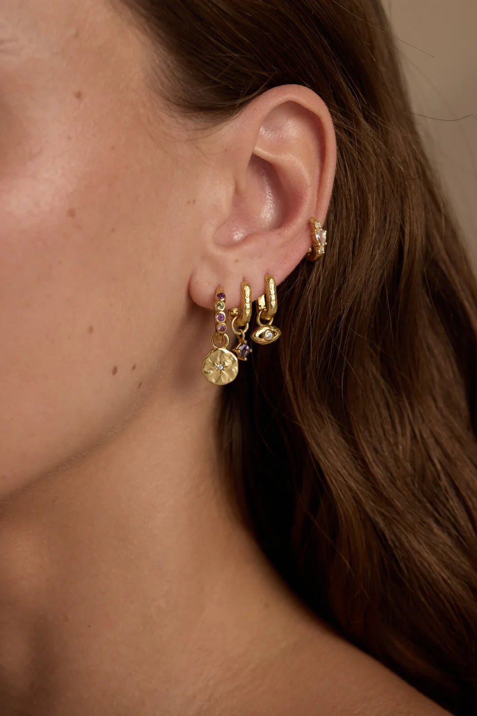 Toni May Cosmic Gold Charm Double Set