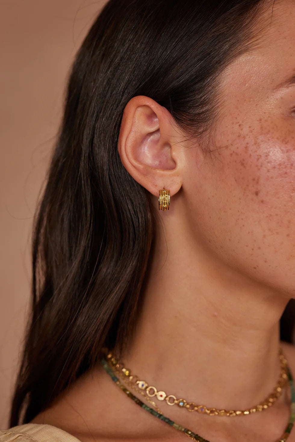 Toni May Nala Gold Hoops