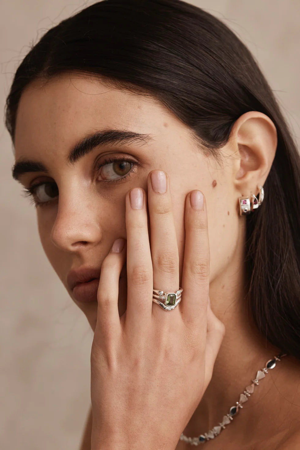 Toni May Tidal Silver Stacker