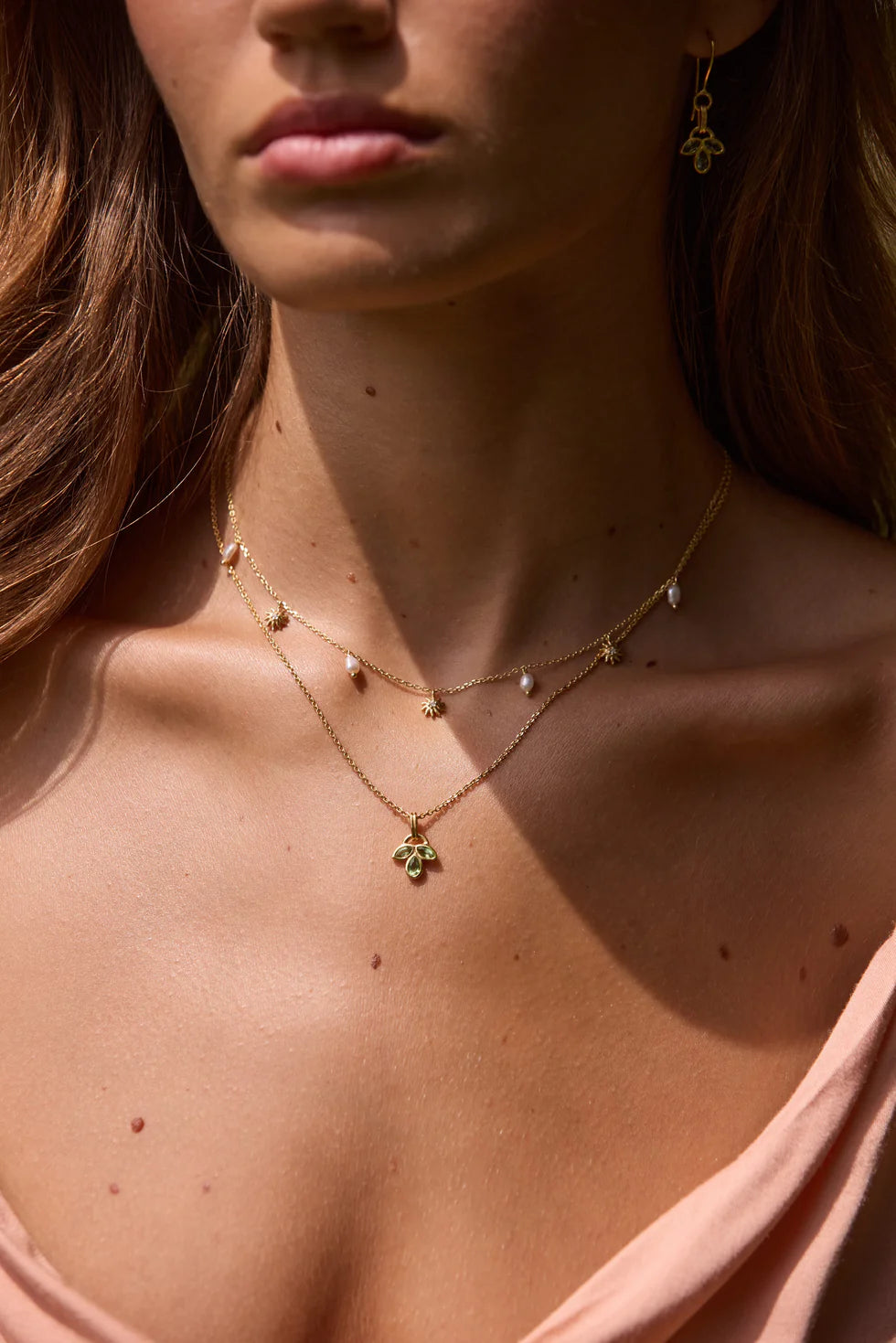 Toni May Soleil Pearl Gold Necklace
