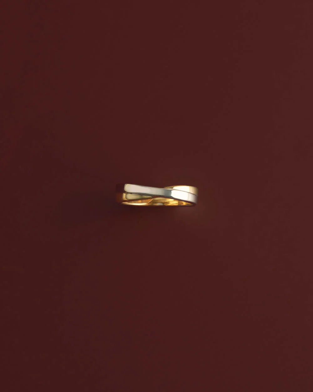 Kirstin Ash Duality Ring Mixed Metal Size 8