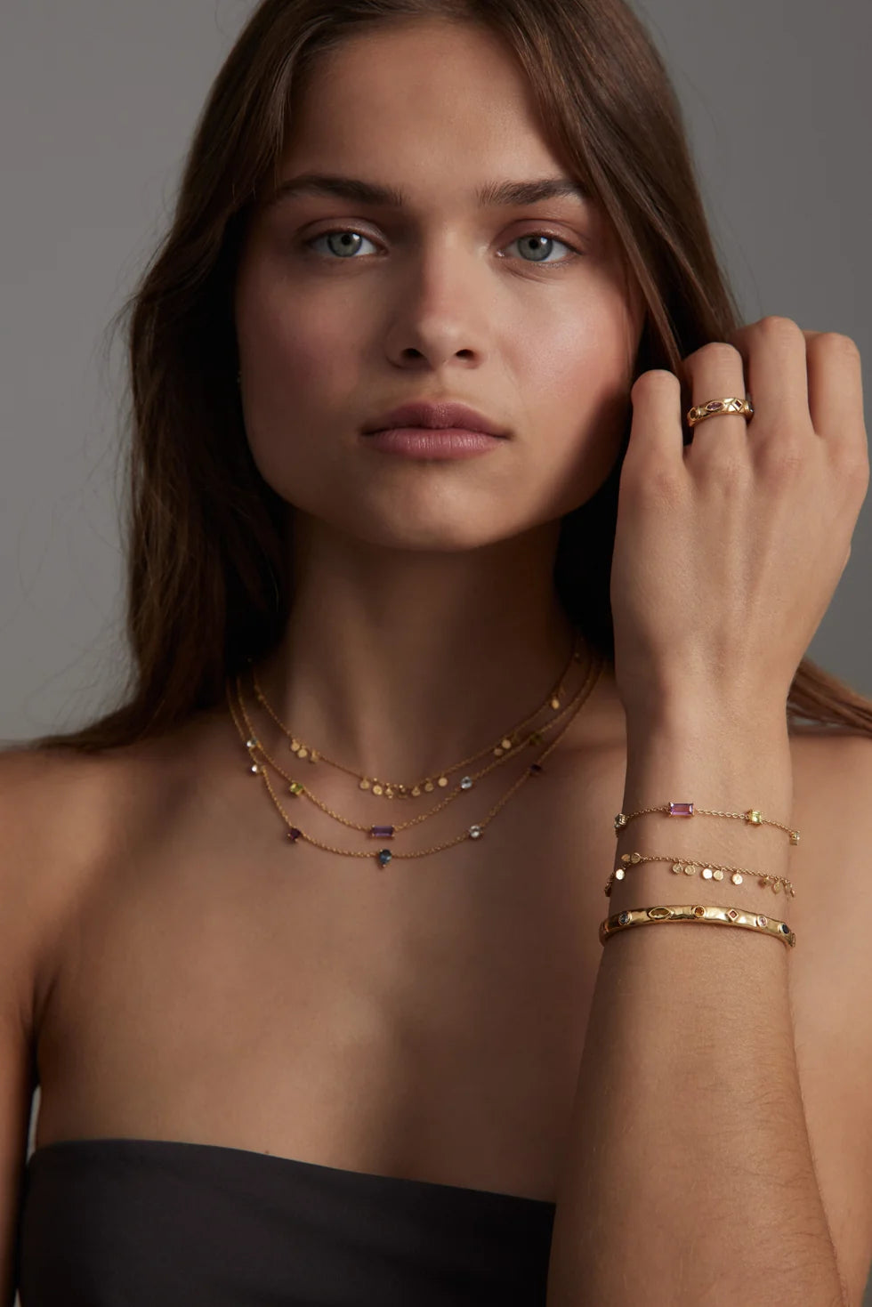 Toni May Daisy Gold Bracelet