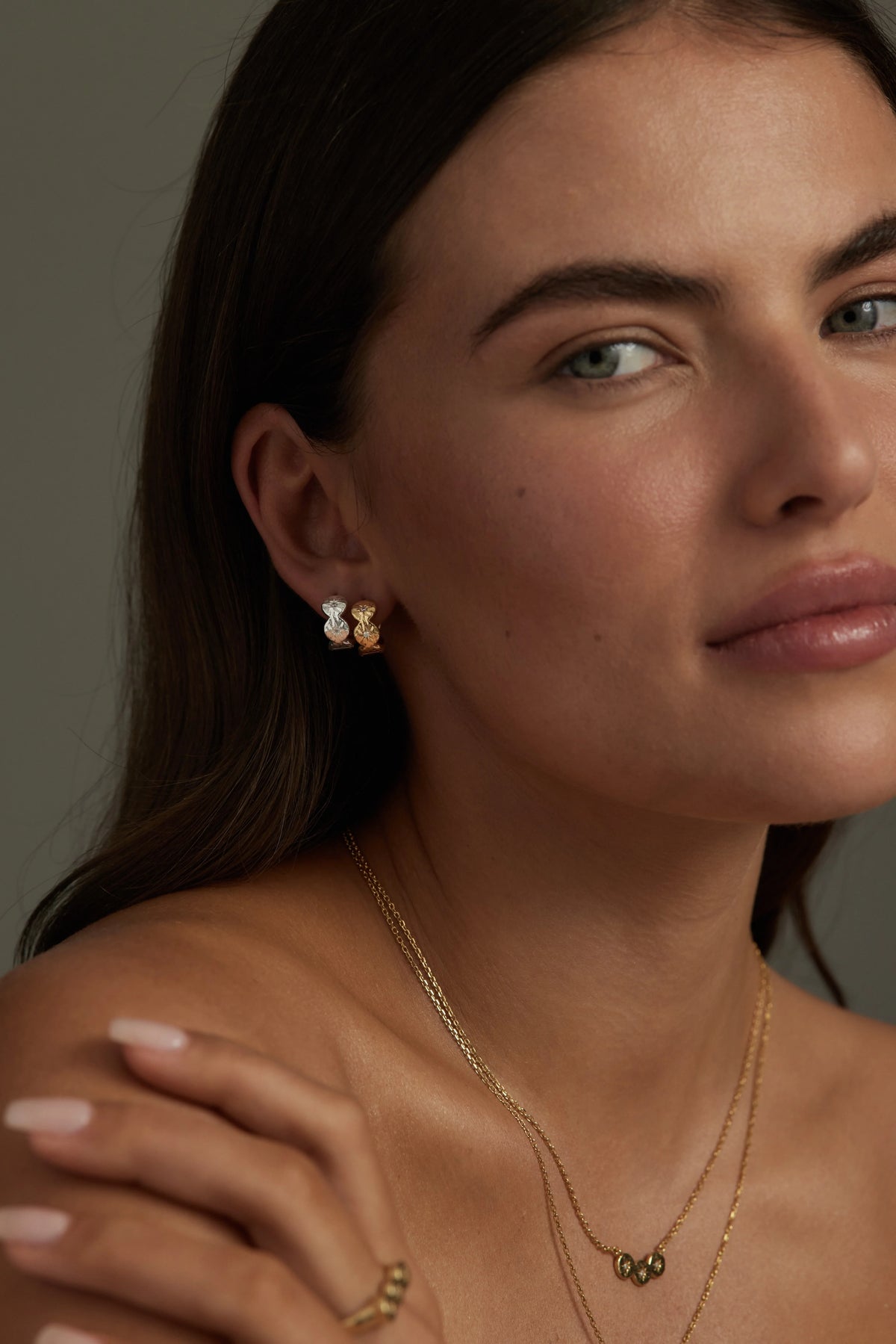 Toni May Étoile Silver Hoops