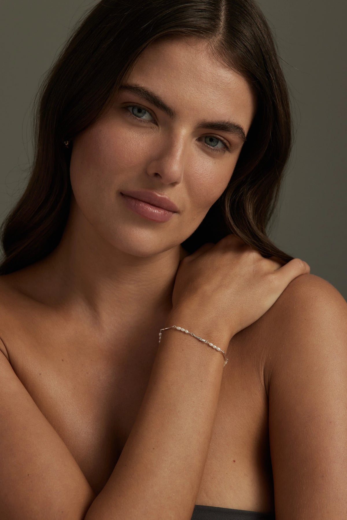 Toni May Aphrodite Pearl Silver Bracelet